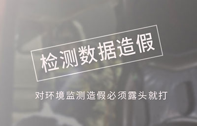 对环境监测造假必须露头就打