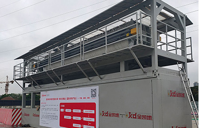 车载移动式压滤机在河道清淤工程是